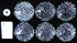 SILVER ORNAMATE BAUBLES  BATTERY OPERATED LED COOL WHITE 6/PK. 55216